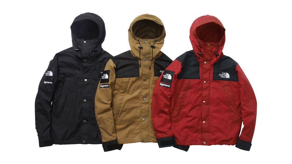 north face supreme hoodie